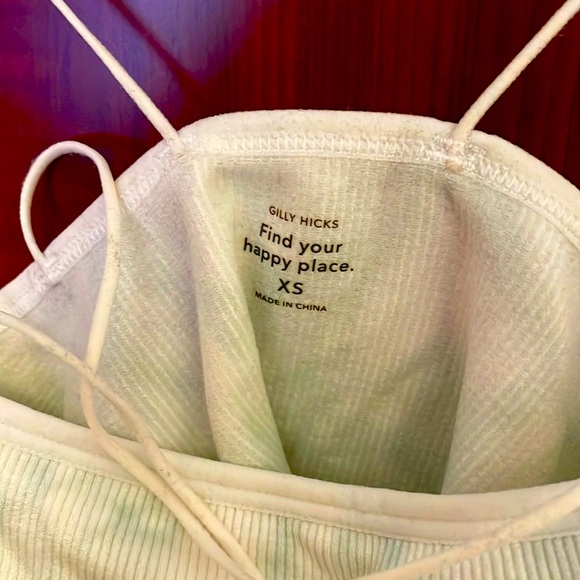 Hollister (Gilly hicks) seamless bralette in blue and white tie dye - Picture 4 of 5